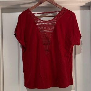 Anthropologie red top
